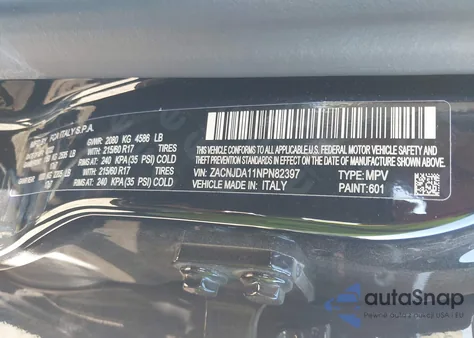 2022 Jeep Renegade Sport 4X4 из США, поврежденный, VIN ZACNJDA11NPN82397